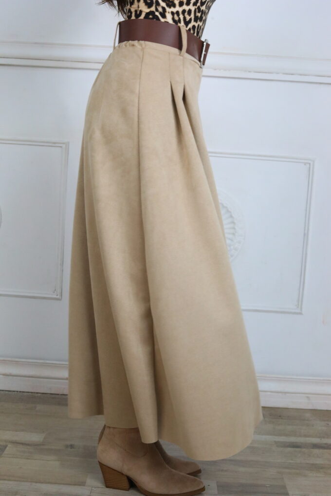 Falda Antelina Cinturón