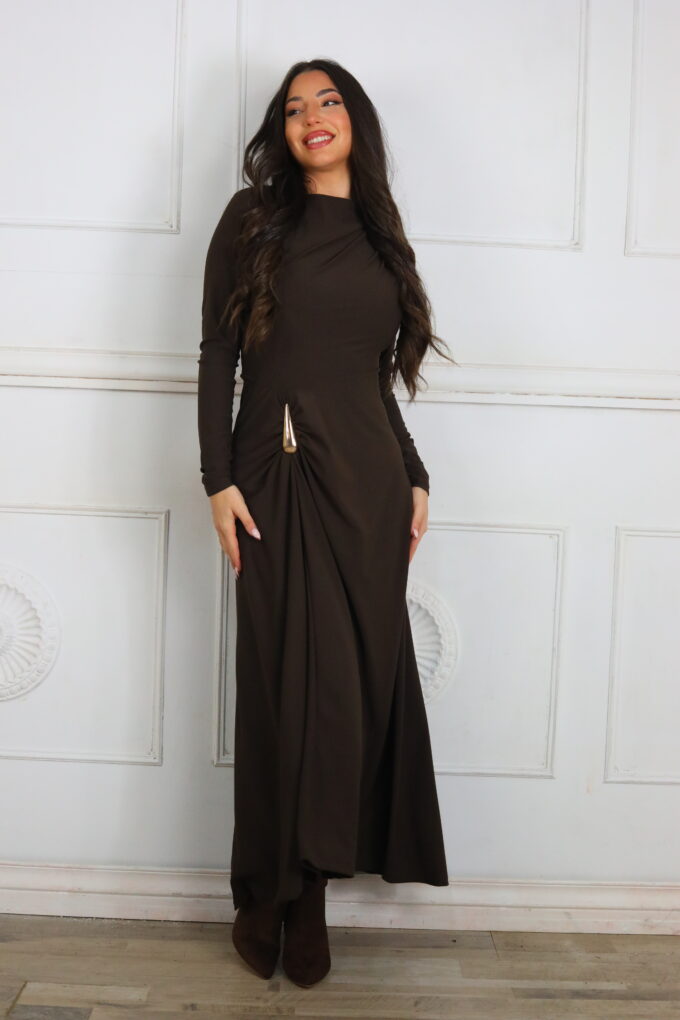 Vestido Broche Lágrima