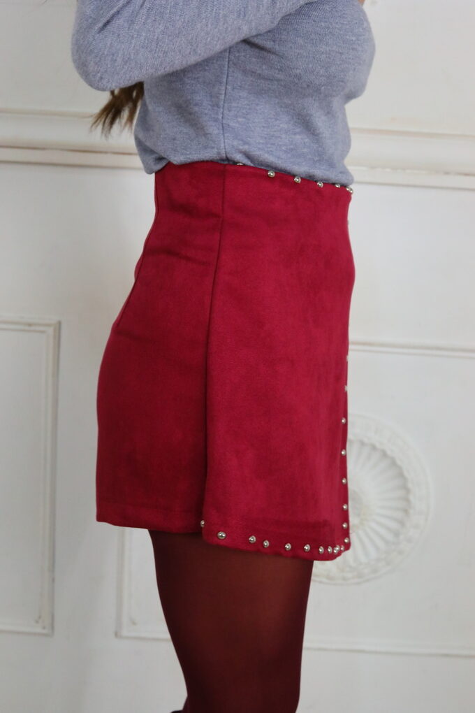 Short-Falda Antelina Tachuelas