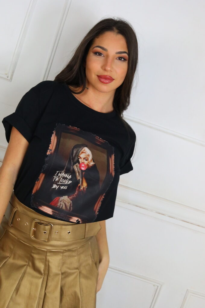 Camiseta Estampado Cuadro