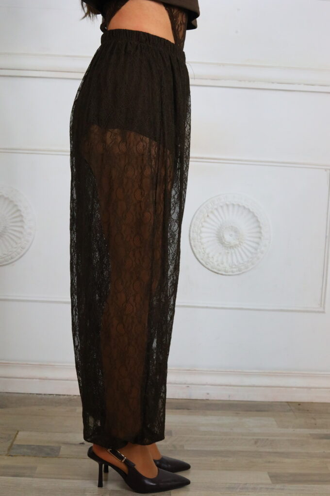 Pantalon Balloon Encaje