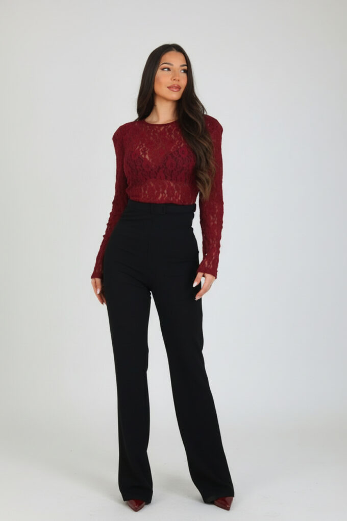 Mono Encaje Cinturón