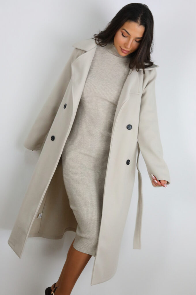 Gabardina Larga Paño