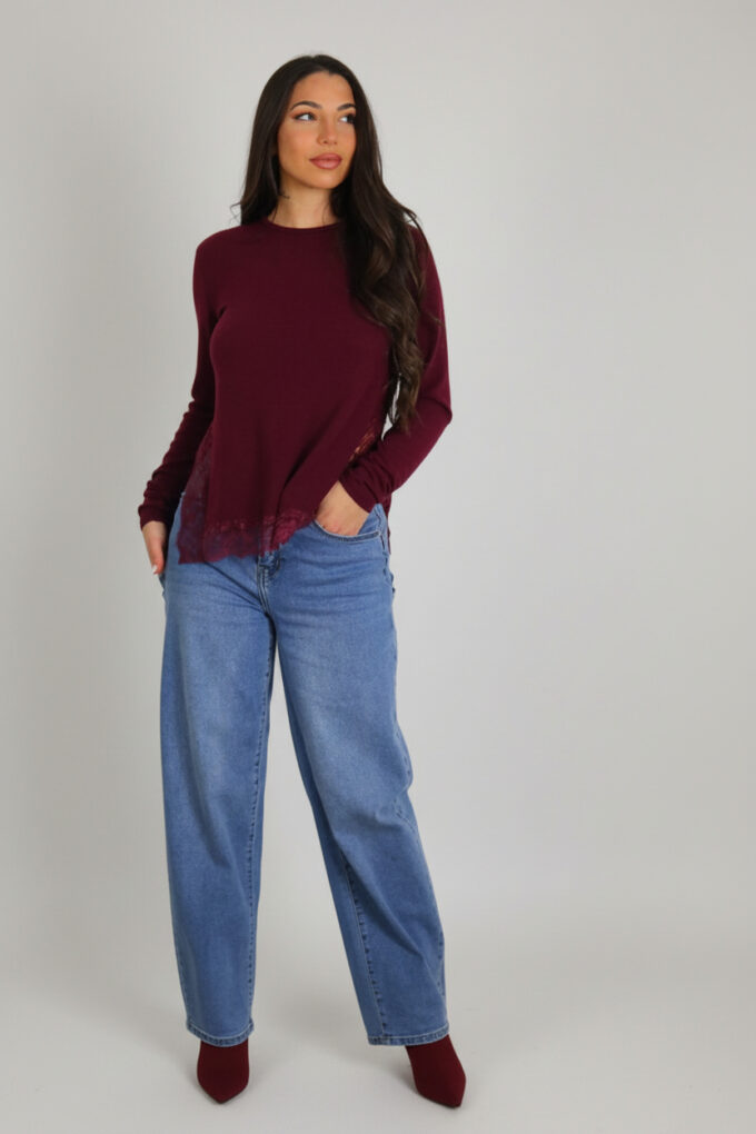 Camiseta Punto Encaje