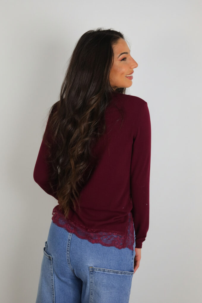 Camiseta Punto Encaje