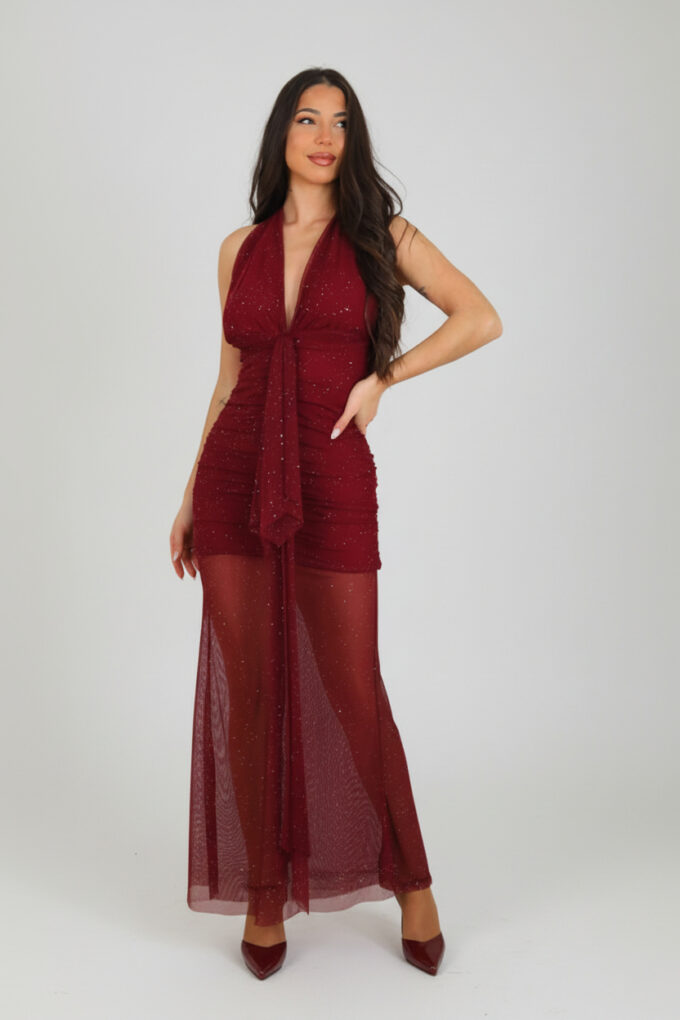 Vestido Tull Brillos