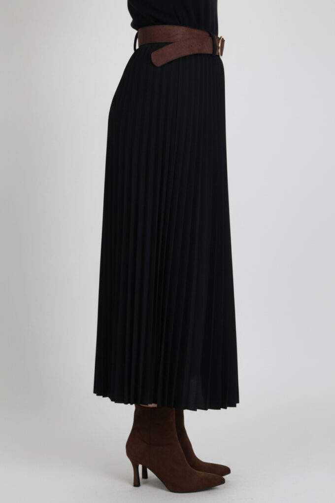Falda Plisada Cinturón