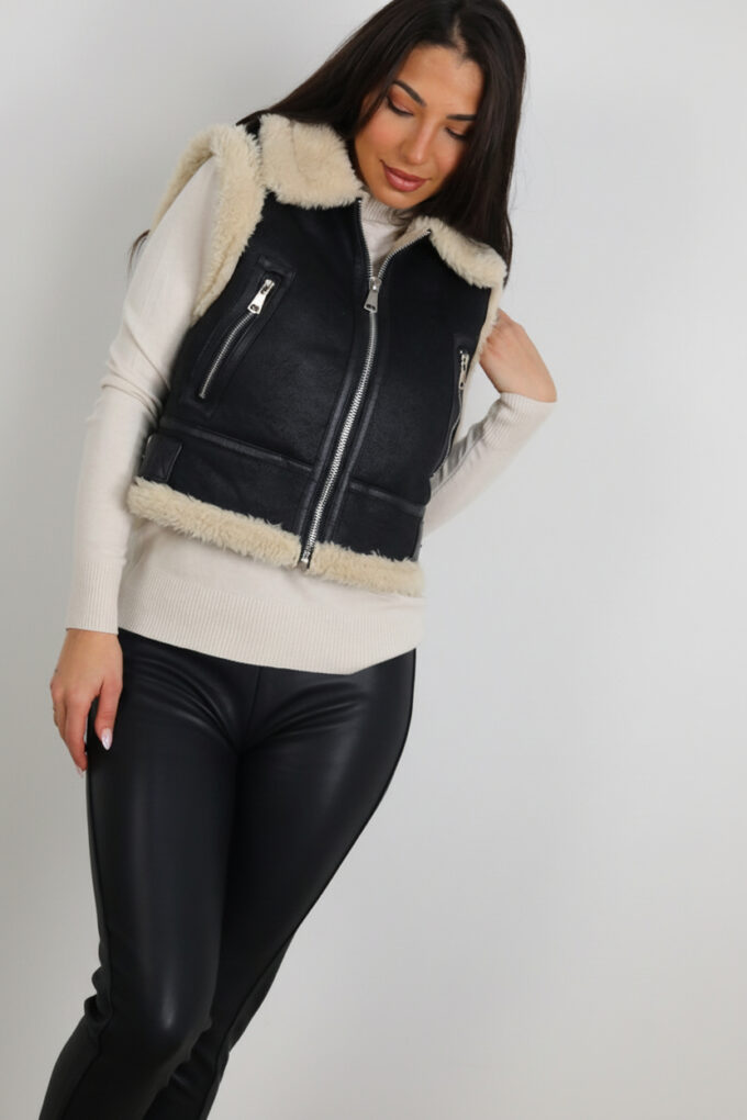 Chaleco Polipiel Borrego