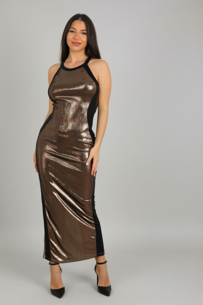 Vestido Largo Metalizado