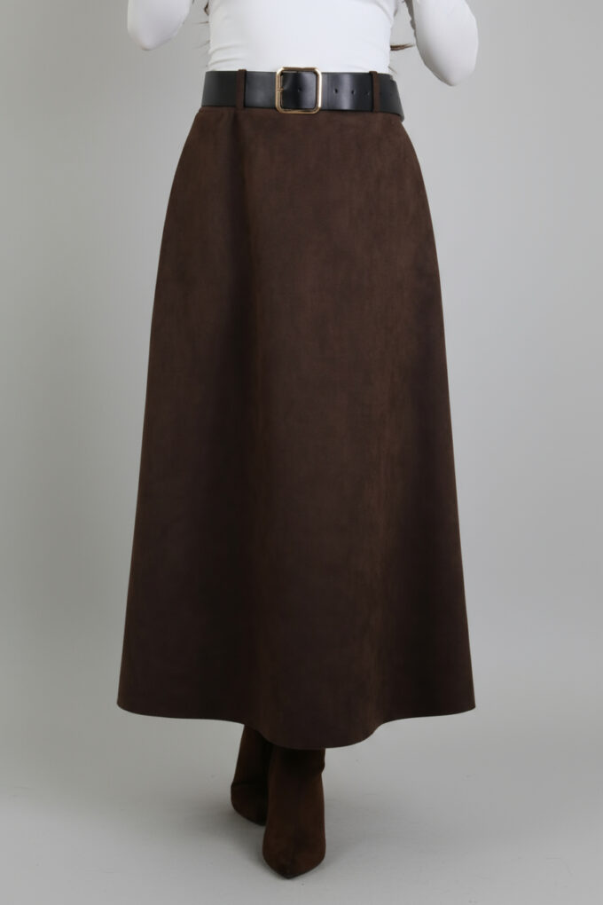 Falda Antelina Cinturón