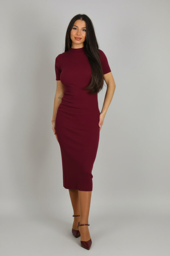 Vestido Punto Acanalado