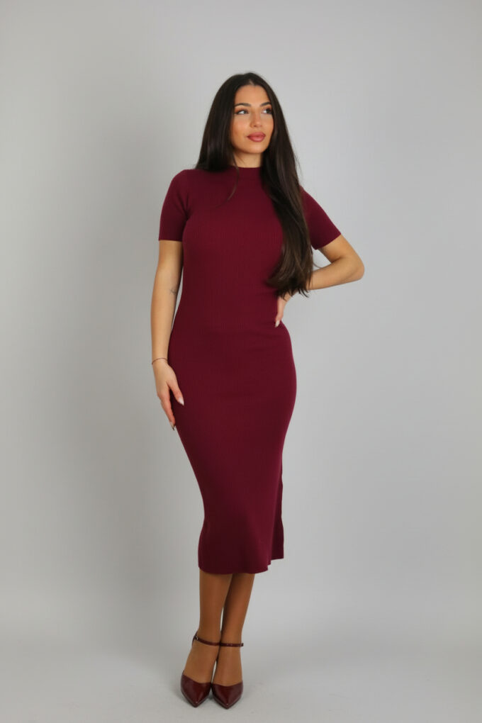 Vestido Punto Acanalado