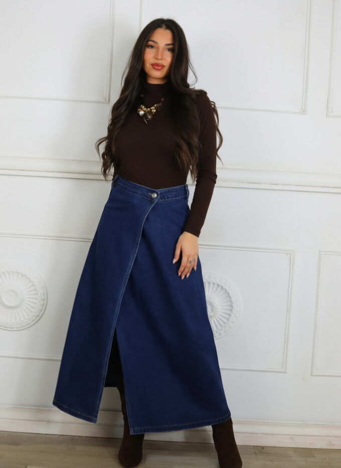 Falda Vaquera Larga