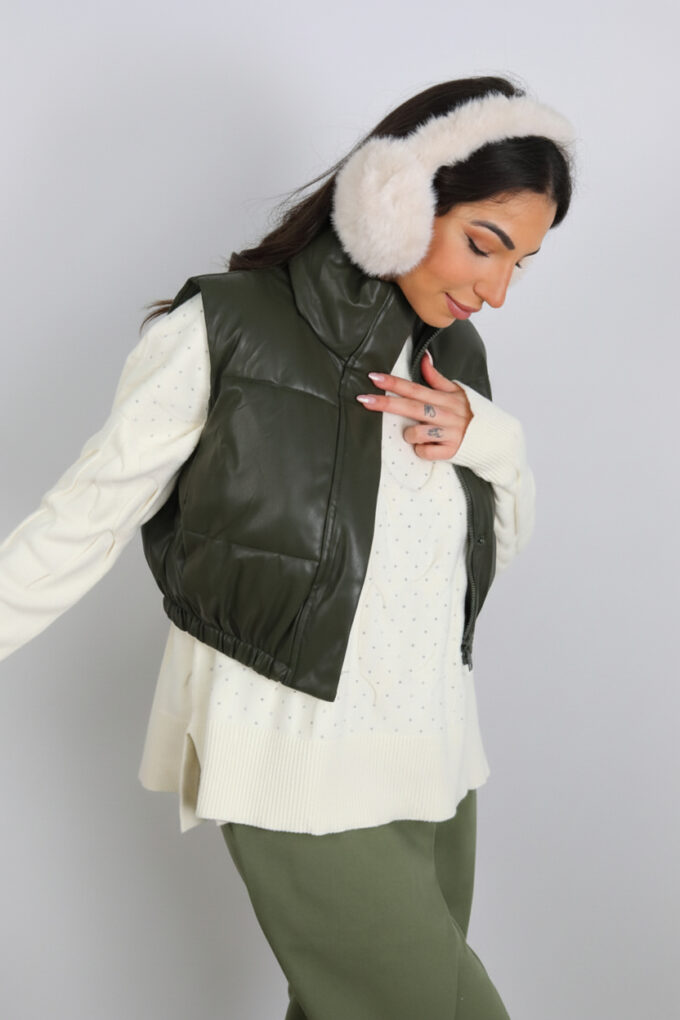 Chaleco Plumón Polipiel