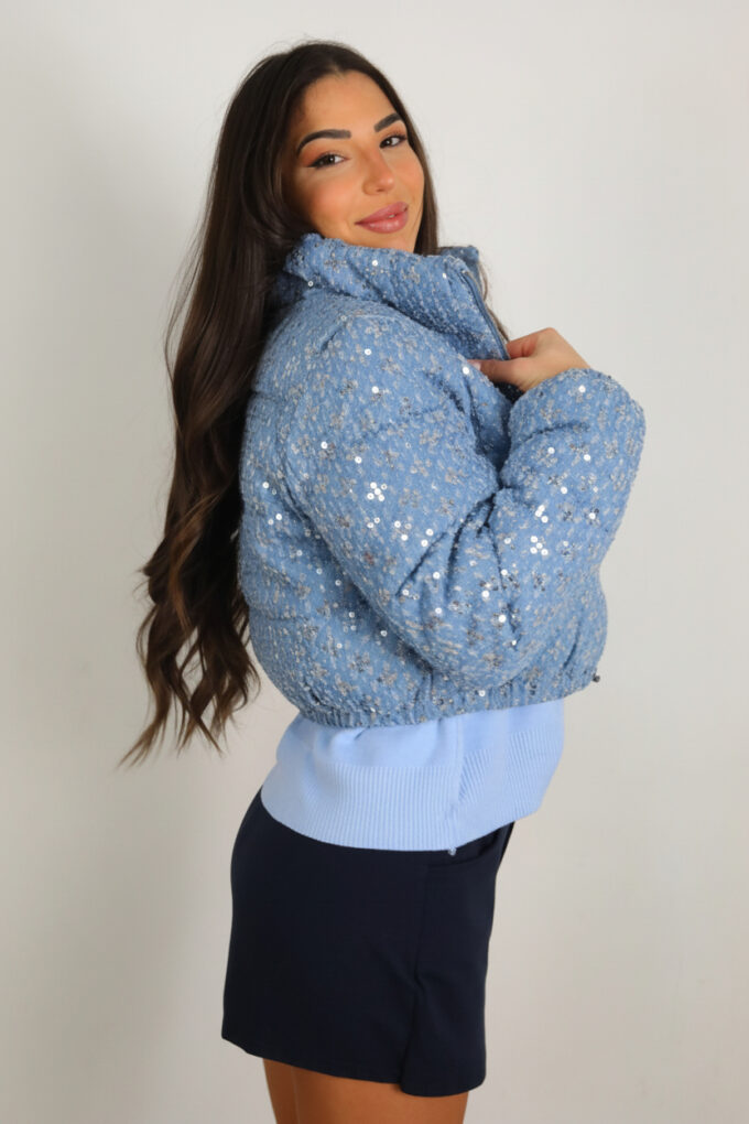 Plumón Vaquero Lentejuelas