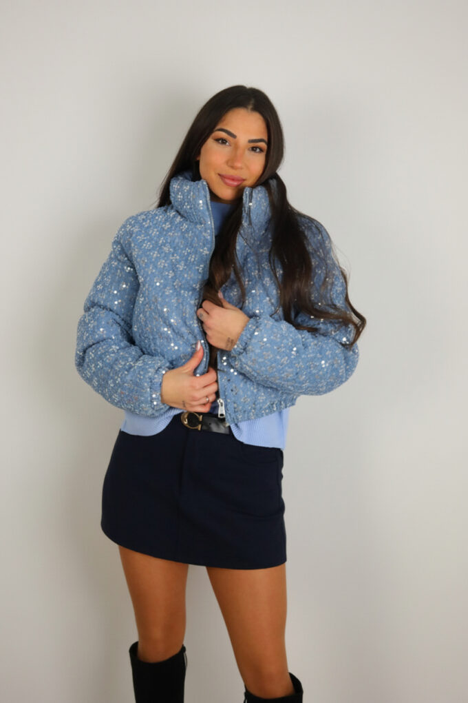 Plumón Vaquero Lentejuelas