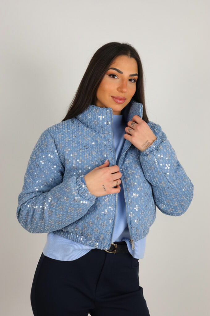 Plumón Vaquero Lentejuelas