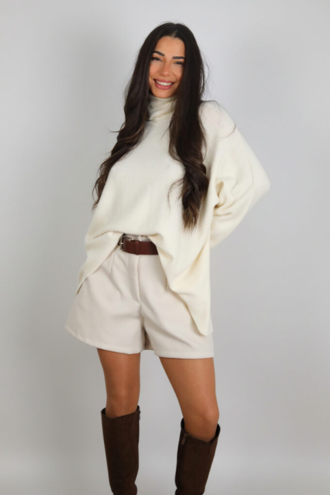 Jersey Oversize Cuello Vuelto