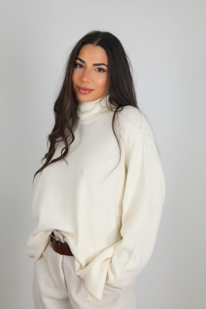 Jersey Oversize Cuello Vuelto