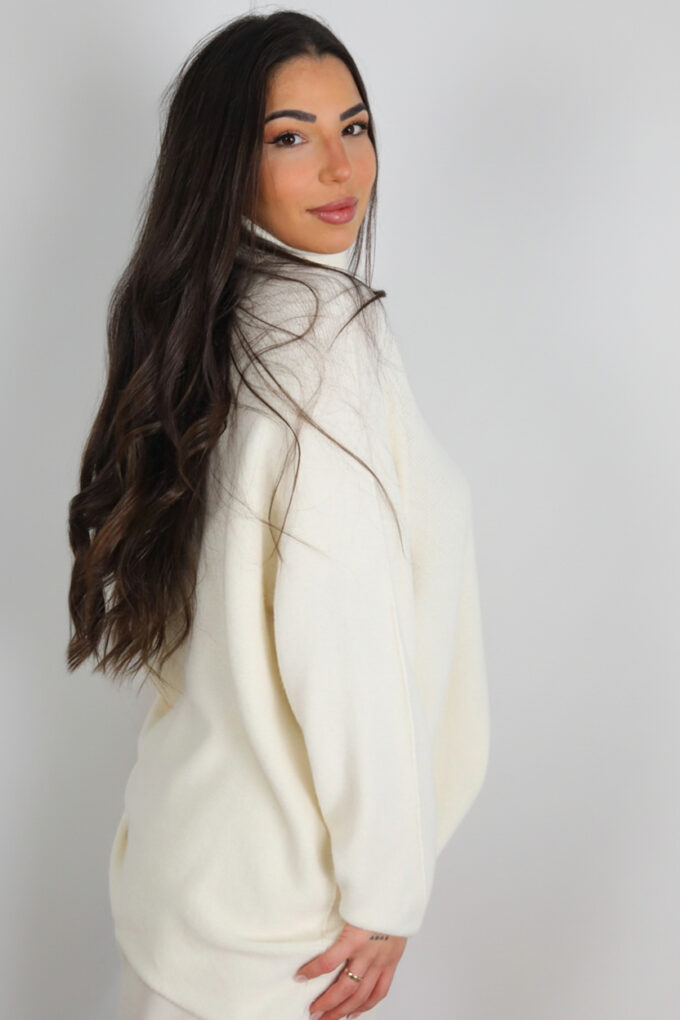 Jersey Oversize Cuello Vuelto