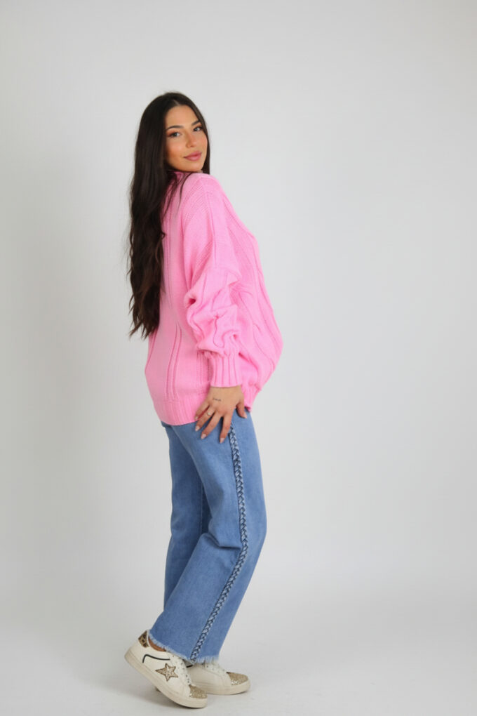 Vaquero Wide Leg Trenzas