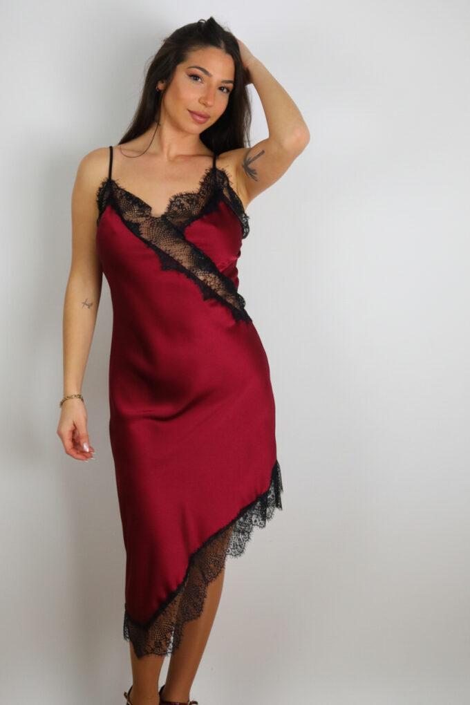 Vestido Lencero Encaje