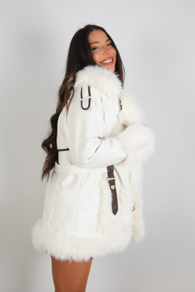 Chaqueta Polipiel Pelos