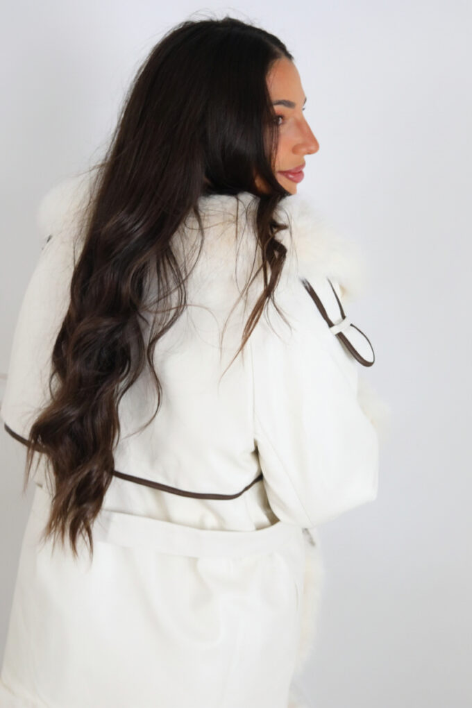 Chaqueta Polipiel Pelos