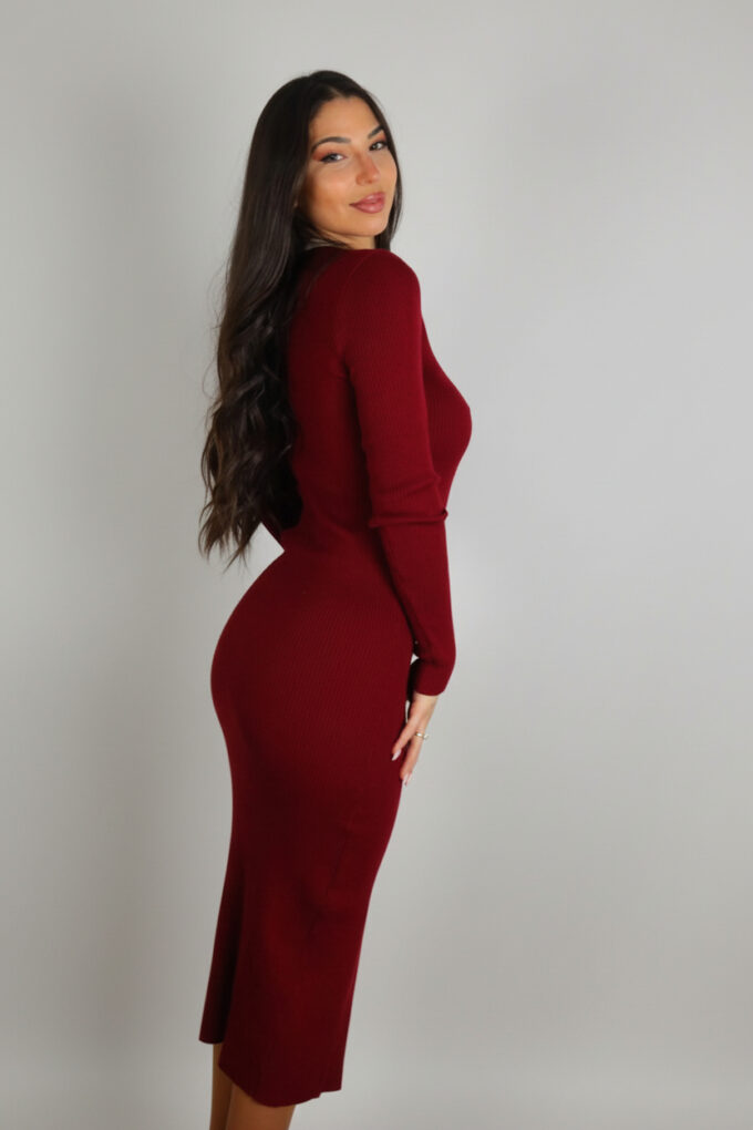 Vestido Punto Bicolor