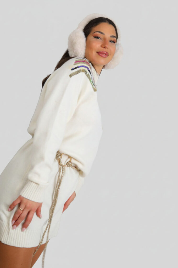 Vestido Punto Lentejuelas