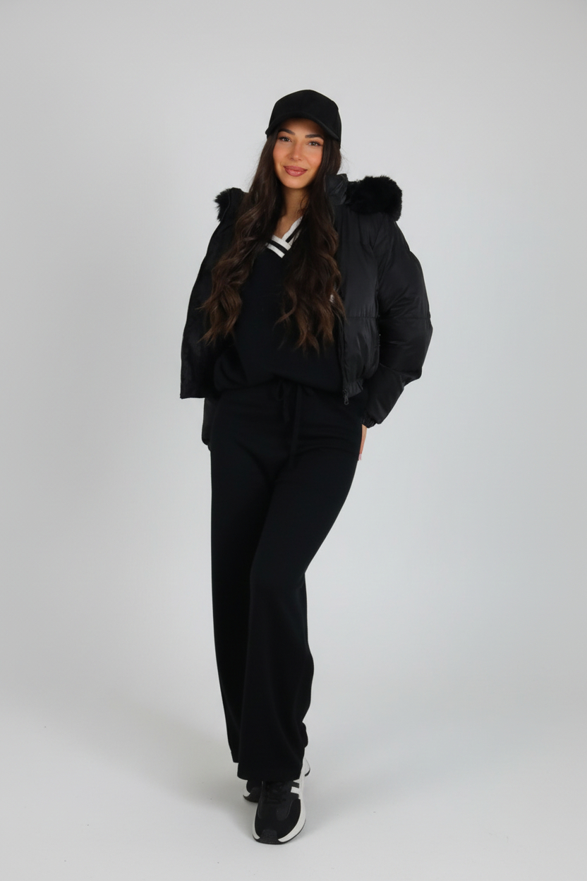 Plumón Gorro Pelos - Imagen 6