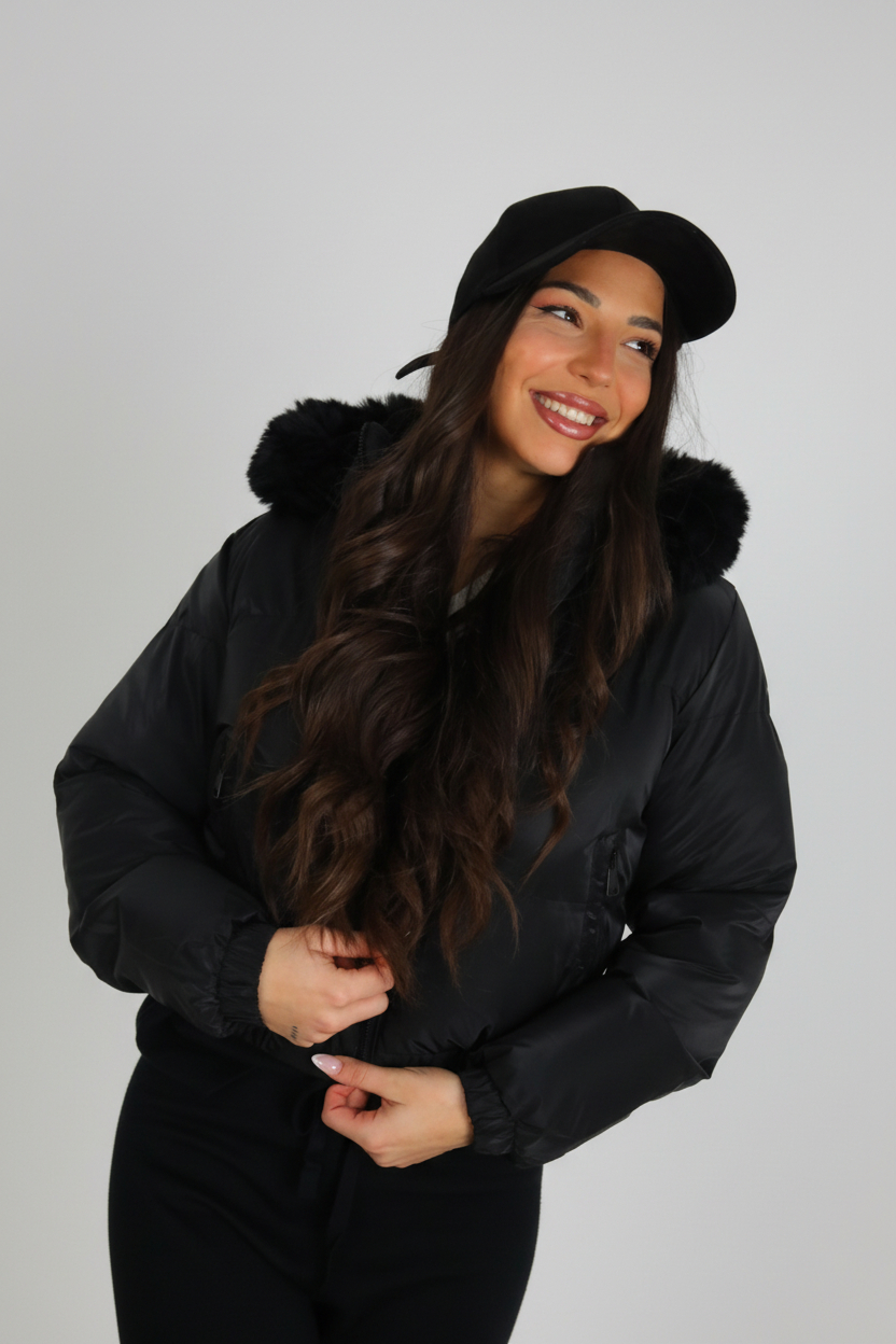 Plumón Gorro Pelos - Imagen 8