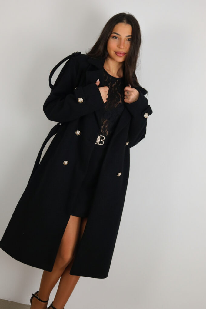 Gabardina Paño Botones