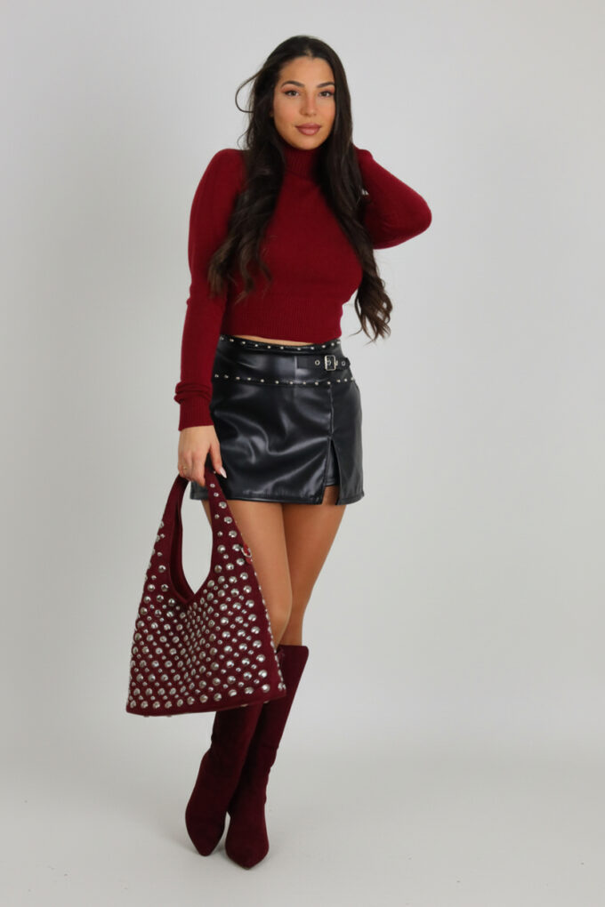 Jersey Corto Cuello Vuelto