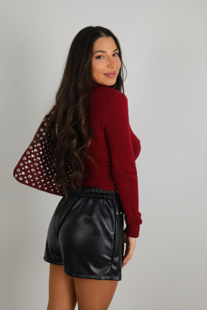 Jersey Corto Cuello Vuelto