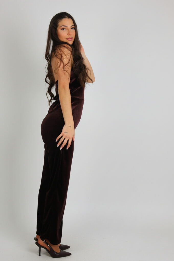 Mono Terciopelo Cuello Metal