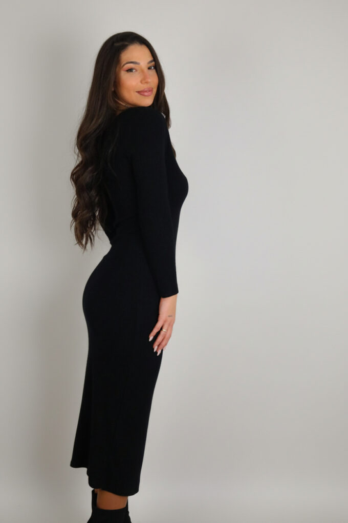 Vestido Punto Acanalado