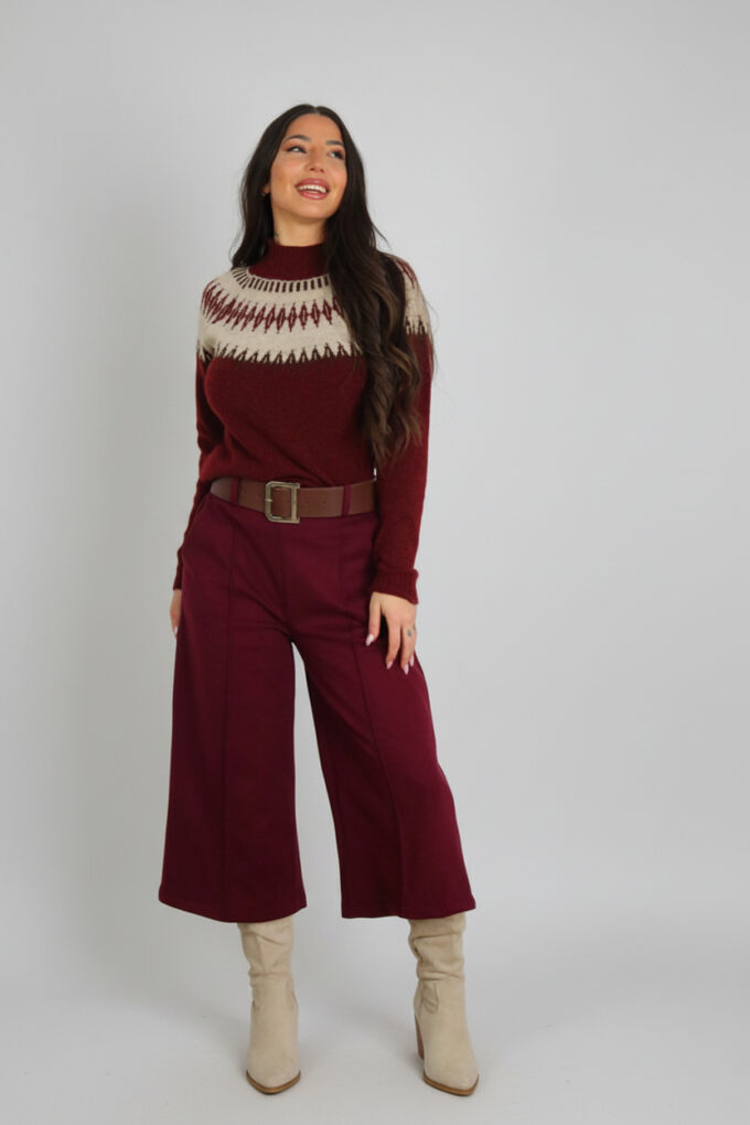 Pantalon Paño Cinturón