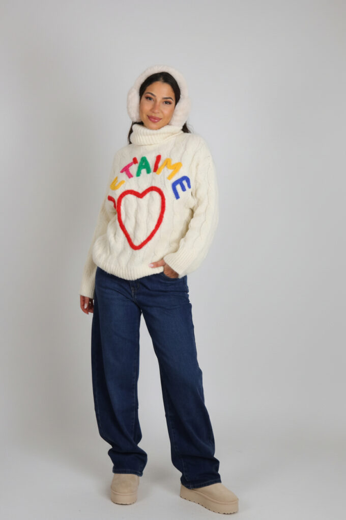 Jersey Ochos Cuello Vuelto