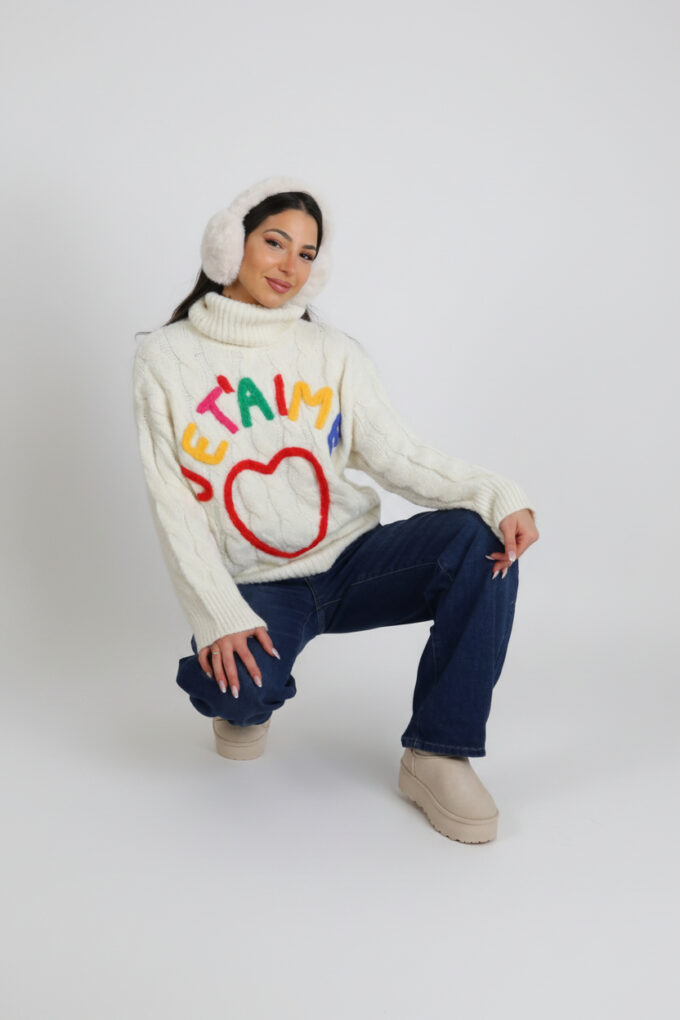 Jersey Ochos Cuello Vuelto