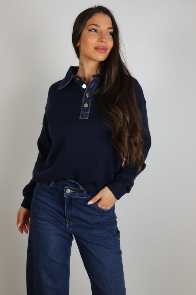 Jersey Cuello Vaquero