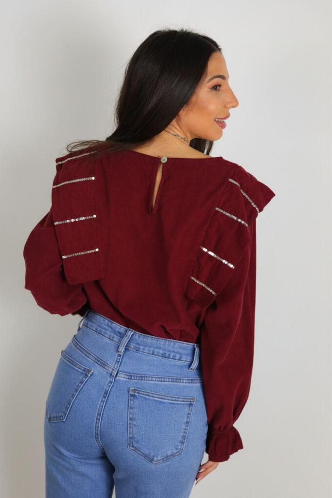 Blusa Pana Lentejuelas