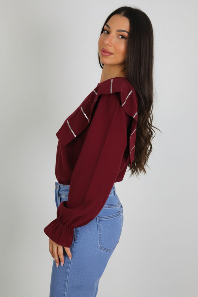 Blusa Pana Lentejuelas