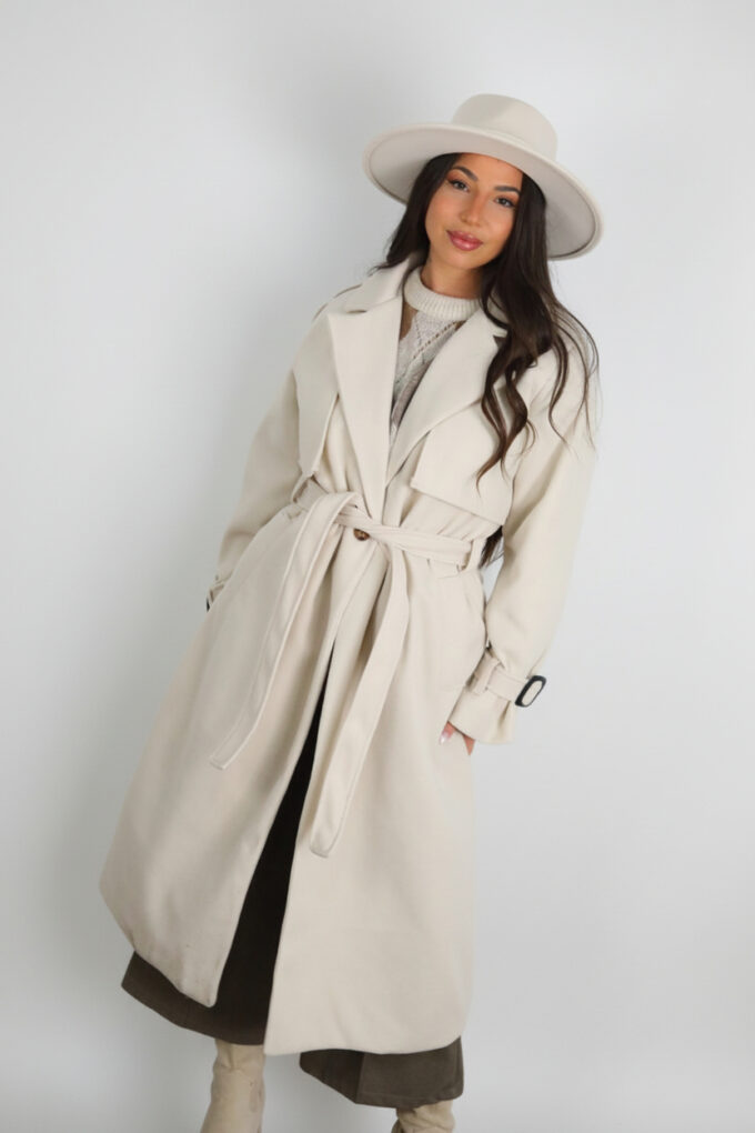 Gabardina Larga Paño