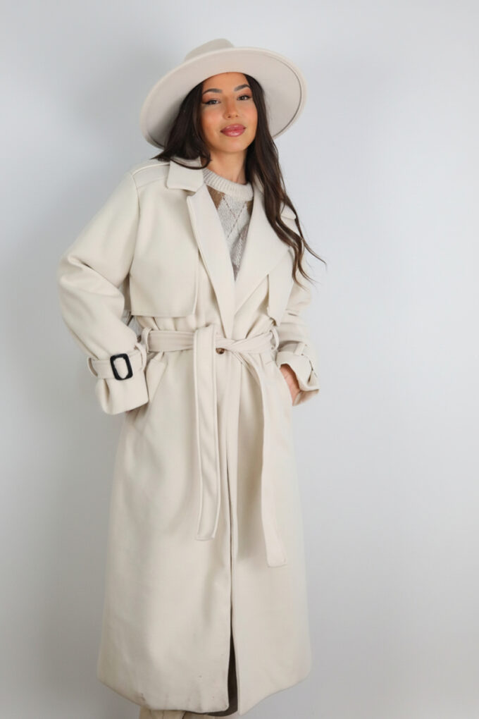 Gabardina Larga Paño