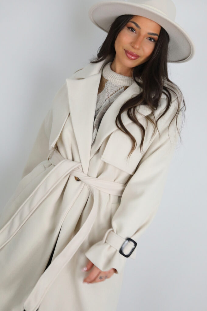 Gabardina Larga Paño