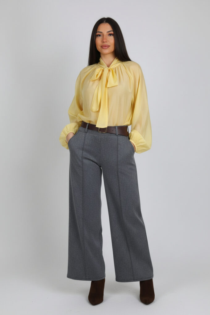 Pantalon Cropped Cinturón
