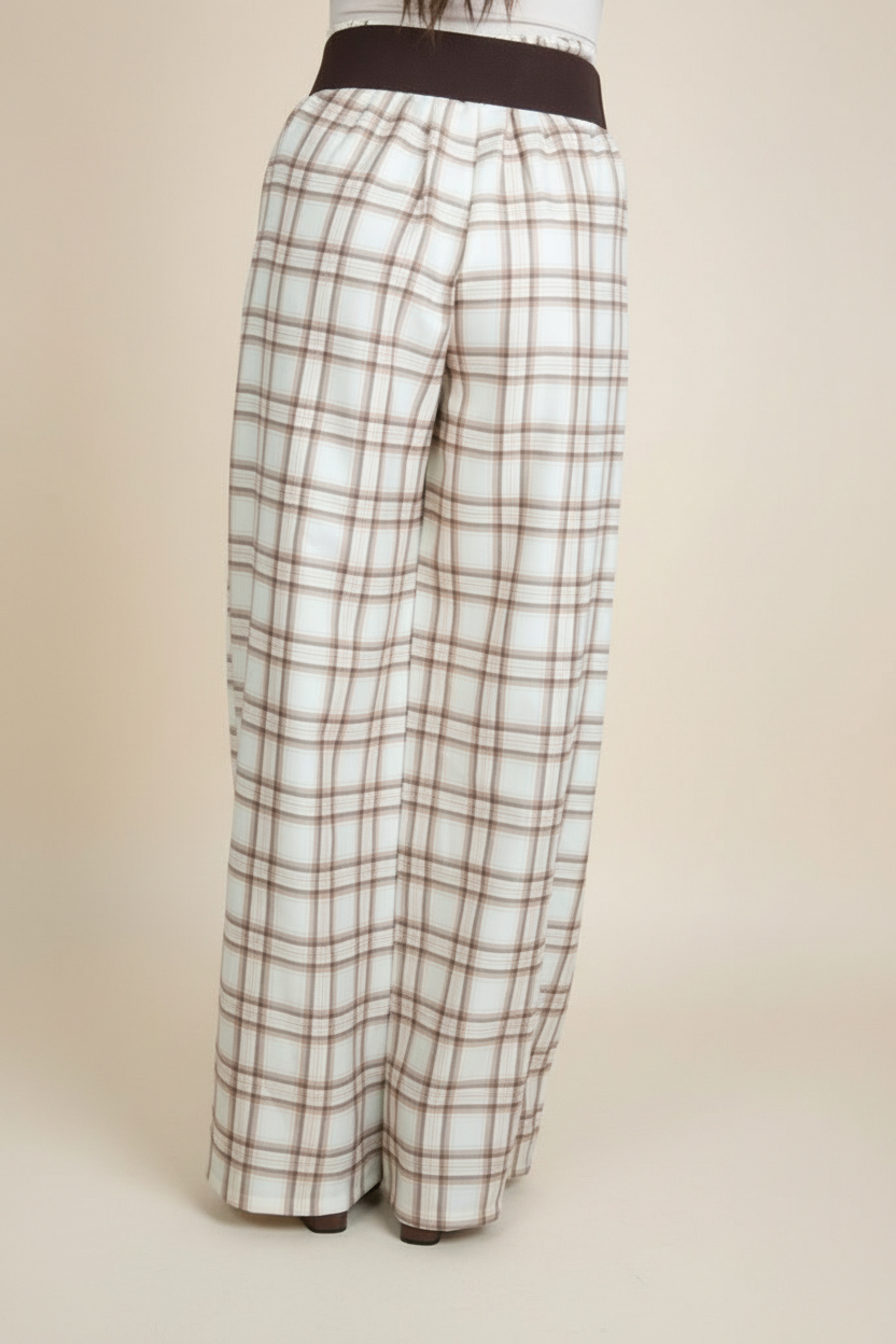 Pantalon Ancho Cuadros - Imagen 10
