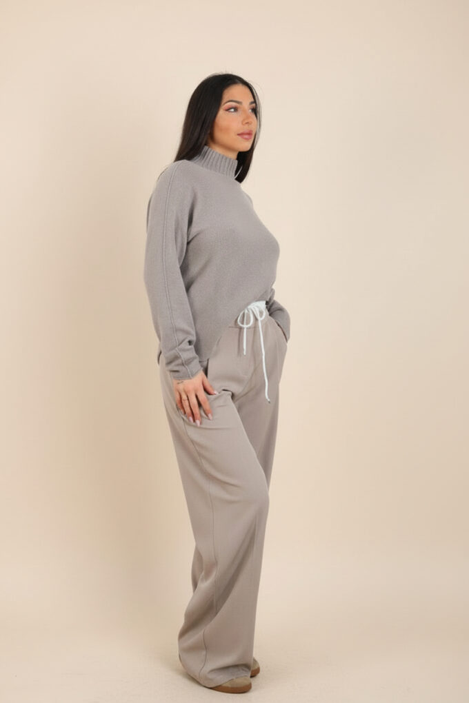 Jersey Oversize Cuello Medio