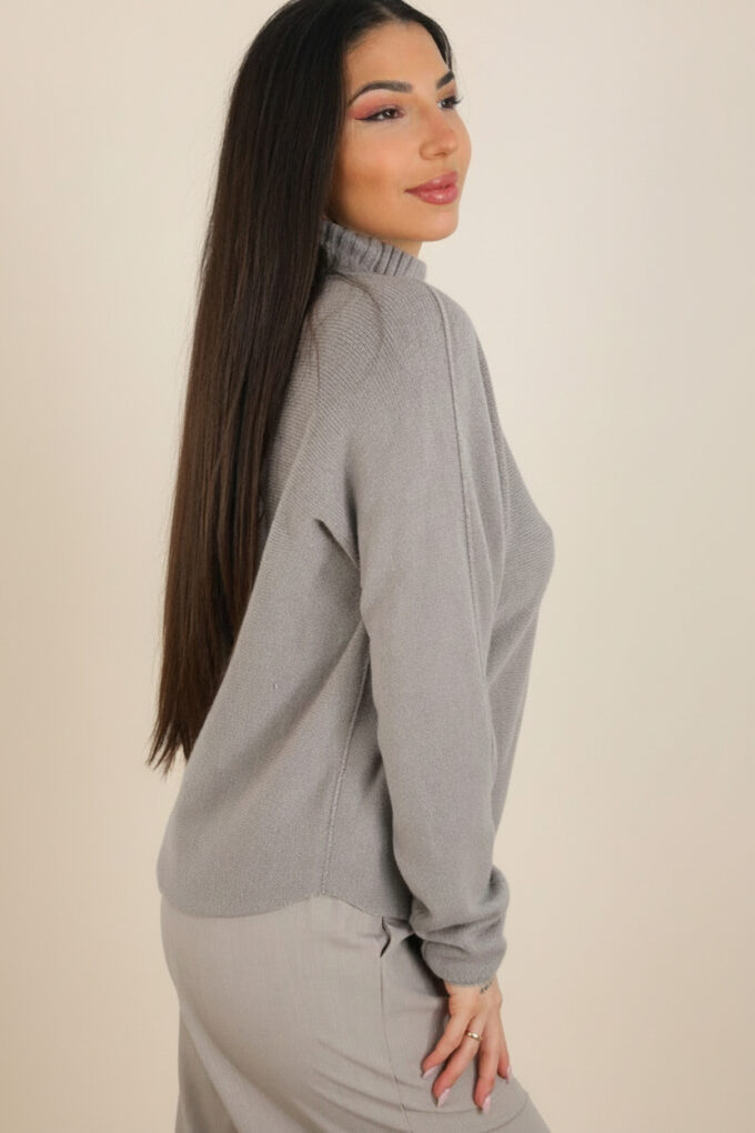 Jersey Oversize Cuello Medio